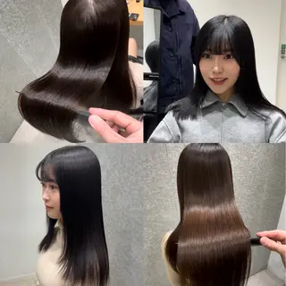 ミディアム 髪質改善ヘアケア 艶髪特化/上田のヘアスタイル