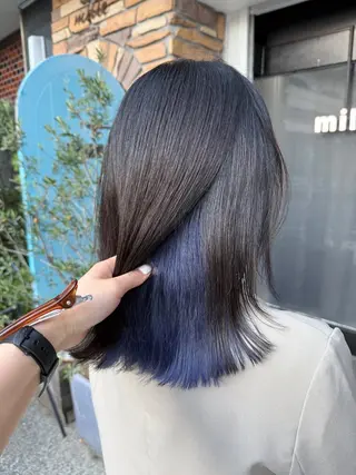 ミディアム カラー 透明感カラー/パーマ 🌀アオノのヘアスタイル