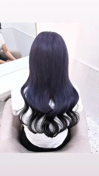 セミロング 西澤 愉来のヘアスタイル