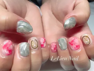 ネイル モチの良さ◉ フィルインネイル♡のネイルデザイン