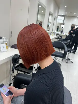 セミロング カラー 💟RINNA 艶カラー💟のヘアスタイル