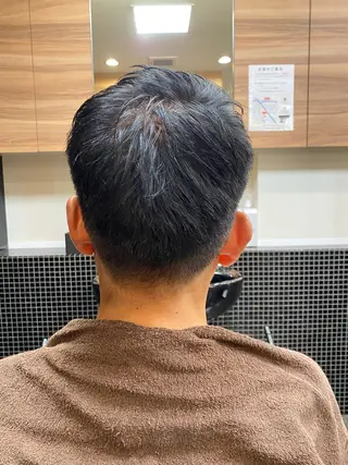 ショート メンズ メンズパーマモデル 大募集中のヘアスタイル