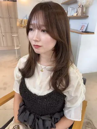 ロング vince. moekoのヘアスタイル