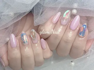 ネイル エツメ💅 長さ出し🎀デザインのネイルデザイン