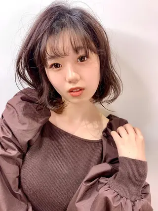 ミディアム ヘアアレンジ TAKAHASHI LEAPSのヘアスタイル