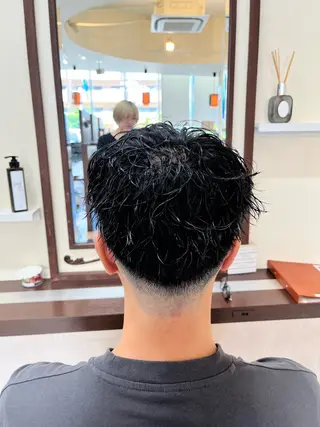 ショート パーマ メンズ 🧊メンズ特化🧊 高木航希のヘアスタイル