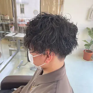 パーマ メンズ 川上 紗也加のヘアスタイル