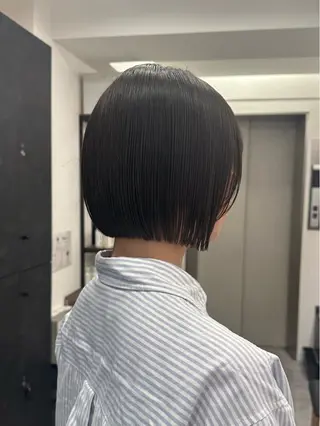ショート カラー 銀座/ヘアセット/ 島村美帆のヘアスタイル
