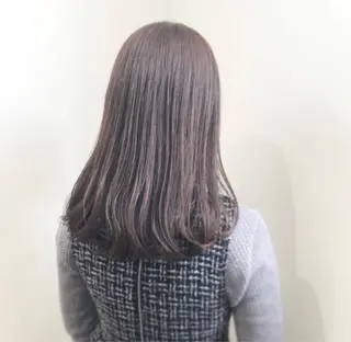 ミディアム カラー パーマ 名倉 伽奈のヘアスタイル