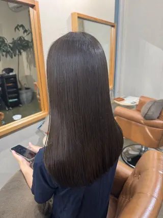 ロング カラー 永野 いずみのヘアスタイル