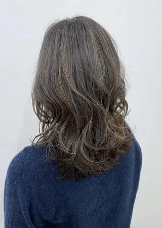 ショート カラー 縮毛矯正/髪質改善 白髪ぼかし/裕香のヘアスタイル