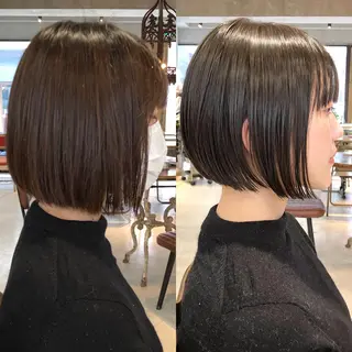 ショート すきバサミを使わない カット✂️✨郡司泰之のヘアスタイル