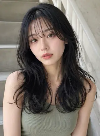 ロング カラー Garden 浅草蔵前のヘアスタイル