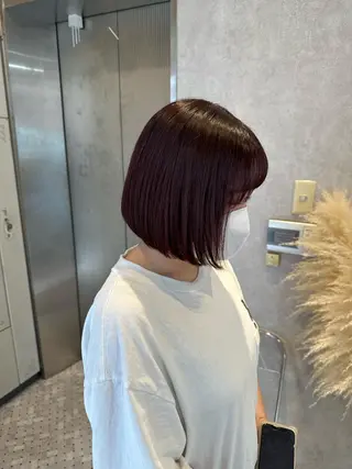 ショート カラー ヘアアレンジ REONA🪽✨薬院 レイヤーカット🫧のヘアスタイル
