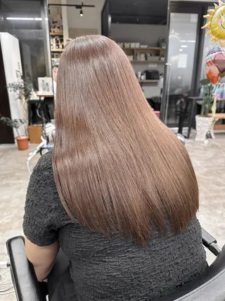ロング yuuka🌻 ハイライト/艶カラーのヘアスタイル