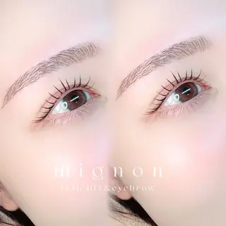 マツエク・マツパ mignon /まつげパーマ・小顔の眉毛・アイブロウイメージ