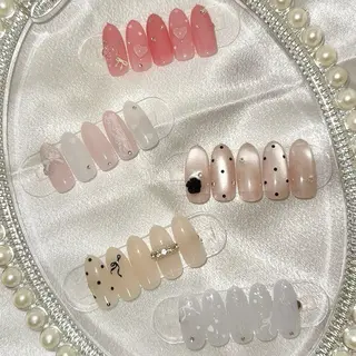 ネイル nami🐰🎀 ガーリー/堺筋本町のネイルデザイン