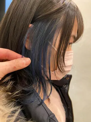 ショート カラー 新宿/顔周りカット +レイヤー=しずく♩のヘアスタイル