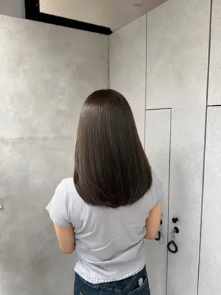 セミロング 愛され髪質改善カラー 🕊️SOMAのヘアスタイル
