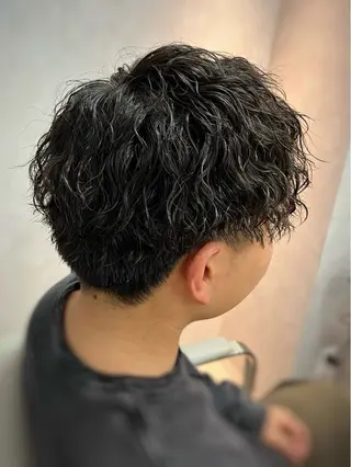 ミディアム カラー パーマ ヘアアレンジ メンズ キッズ TOON 川崎店 👫🏼橋本貴志のヘアスタイル