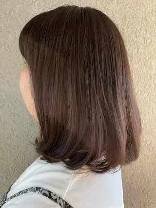 ミディアム Heart box 仲嶺　瑠輝のヘアスタイル