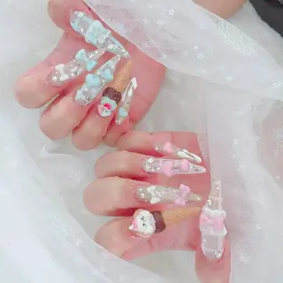 ロング CHOnail 道玄坂のネイルデザイン