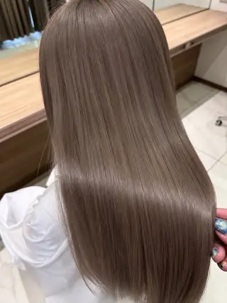 ロング カラー 【メンズパーマ✨️ 髪質改善矯正】岩城のヘアスタイル