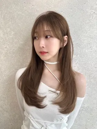 カラー 赤み消しカラー🧺 透明感🌿CANDYのヘアスタイル