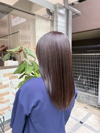 カラー 西村 優那のヘアスタイル