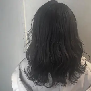 セミロング カラー 髪質改善サロン 梅田/ヨナミネのヘアスタイル