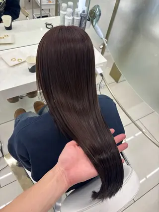 カラー 上品ヘア✖️艶髪 𝑅𝐼𝐾𝑈のヘアスタイル