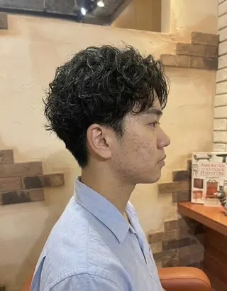 パーマ ミディアム flencia 丸 和博｜カットのヘアスタイル