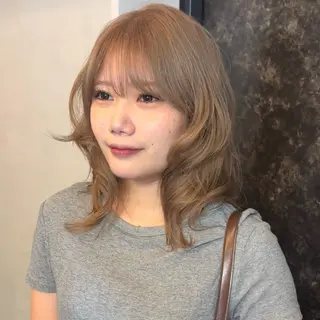 カラー ShioRi/博多/ 暖色/色味カラーのヘアスタイル