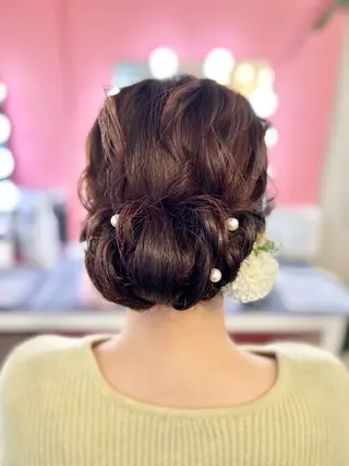 セミロング 北本 美幸のヘアスタイル