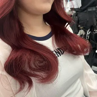 ロング 🍒韓国暖色ヘア NO.1🍒🪽のヘアスタイル