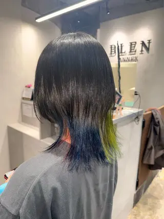 カラー ルシ🎨/ハイトーン デザイン/個性派のヘアスタイル