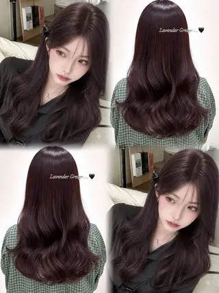 ロング カラー レイヤー｜ハッシュ｜ ヘアセット 山田寛菜のヘアスタイル