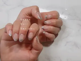 セミロング ネイル Blowe ニュアンスのネイルデザイン