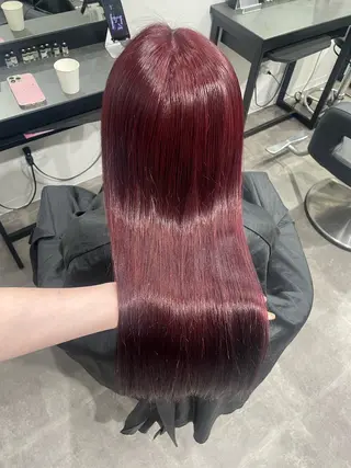ロング カラー 🎀暖色/ラベンダー /paru🤍のヘアスタイル