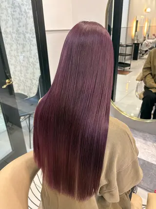 ロング かな🎀 ぷるカラー/エクステのヘアスタイル