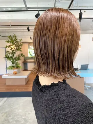 カラー oasis un アンドウチヒロのヘアスタイル
