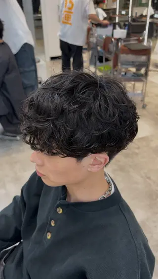 パーマ メンズ 【fifth】渡部 永遠のヘアスタイル