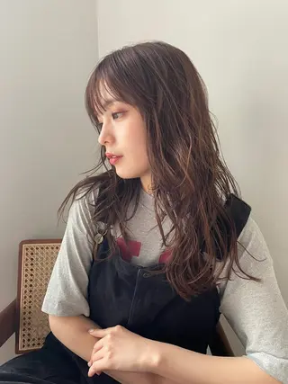 ロング 松井 涼馬のヘアスタイル