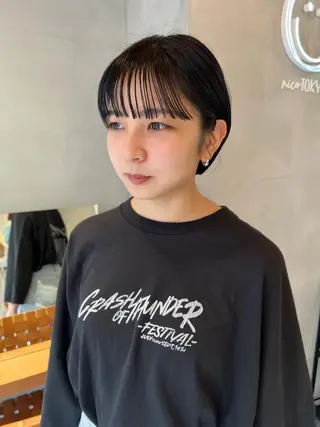 ショート ボブ&韓国レイヤー/ 艶カラー♡TOMOEのヘアスタイル
