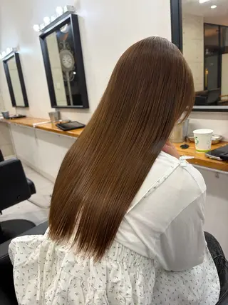 ミディアム カラー GiseL 博多筑紫口店のヘアスタイル
