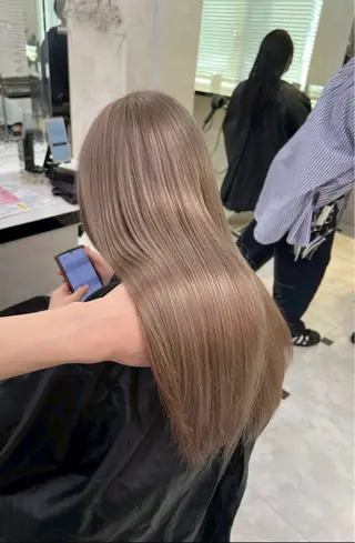 ロング カラー ヘアアレンジ 🧸ミルクティー特化 🧸MASAKIのヘアスタイル