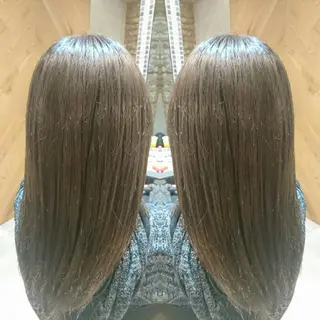 セミロング カラー センター南 SEIJIのヘアスタイル