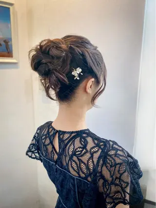 ヘアアレンジ hair make もりした ゆうのヘアスタイル