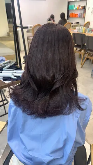 ロング 韓国ヘアメンズ・レデ ィース特化ミクのヘアスタイル