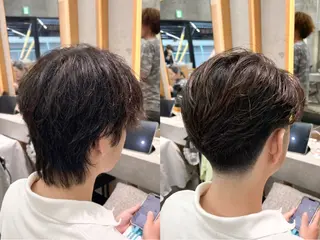 ショート メンズ 【メンズ縮毛矯正】 FILMS  軍司のヘアスタイル